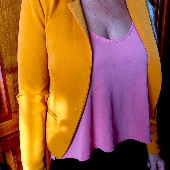 Dotti mustard yellow jacket size 6 - Picture 3 of 7
